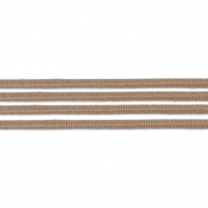 Fil élastique uni pour création DIY 1.3 mm Beige x 1 m