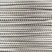 Cordon de coton et lurex 1 mm argenté x 1 m