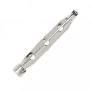 Support de broche 38 mm Placage Argent fin x1