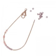Supports boucles d'oreilles gouttes 45x23 mm doré rose x2