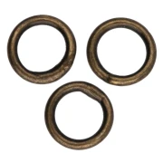 Anneaux fermés 5x0.8 mm - Bronze x25