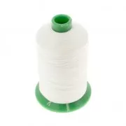 Fil en polyester Vega taille 30 Blanc n°100 x450m