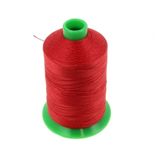 Fil en polyester Vega taille 30 Rouge n°406 x450m