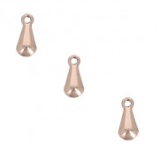 Breloques gouttes 7 mm doré rose x20|raw }}