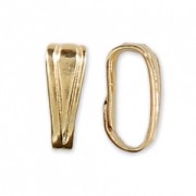 Attaches pendentif 6 mm doré à l'or fin x20|raw }}