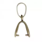 Attache pendentif 23 mm bronze x1