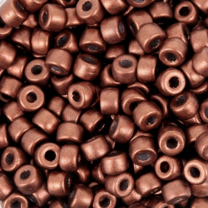 Rocailles Matubo 8/0 - 3.15 mm Red Copper Mat x10g