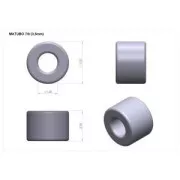 Rocailles Matubo 8/0 - 3.15 mm Red Copper Mat x10g