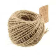 Ficelle de jute 3 mm à crocheter & autres loisirs créatifs - Naturel x 25 m