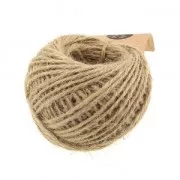 Ficelle de jute 1 mm à crocheter & autres loisirs créatifs - Naturel x 50 m