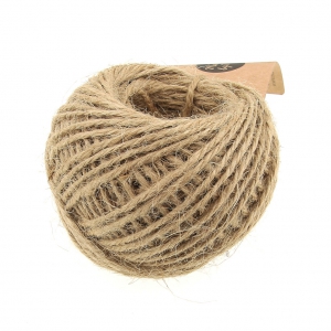 Ficelle de jute 1 mm à crocheter & autres loisirs créatifs - Naturel x 50 m