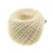 Ficelle de jute 1 mm à crocheter & autres loisirs créatifs - Crème x 50 m