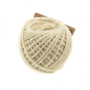 Ficelle de jute 3 mm à crocheter & autres loisirs créatifs - Crème x 25 m