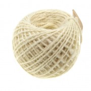 Ficelle de jute 2 mm à crocheter & autres loisirs créatifs - Crème x 50 m