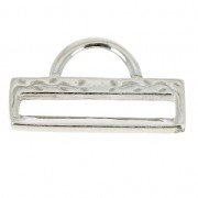 Passant Bag Charm tissage de perles rocailles & Miyuki 18 mm en Argent 925 x1