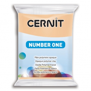 Pâte Cernit Number One opaque 56gr Pêche (n°423)