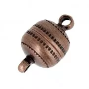 Fermoir aimanté 14x8 mm cuivré vieilli x1