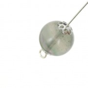 Coupelles filigranées  6 mm rhodié x20