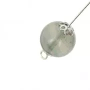 Coupelles filigranées  6 mm rhodié x20