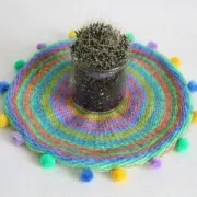 Assortiment de 24 pompons ronds en polyester 3 cm - Pastel