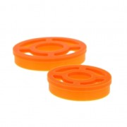 2 emporte-pièces ajourés pour modelage et pâte polymère - Ovale