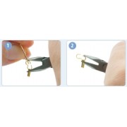 Connecteur double Quick Links 9.5x2.5 mm doré à l'or fin x42