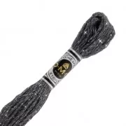 Fil à broder DMC Mouliné Etoile 617 Gris Anthracite (C3799) x8m