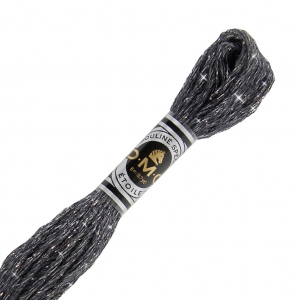 Fil à broder DMC Mouliné Etoile 617 Gris Anthracite (C3799) x8m