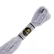 Fil à broder DMC Mouliné Etoile 617 Granit Gris (C318) x8m