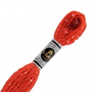 Fil à broder DMC Mouliné Etoile 617 Rouge (C666) x8m|raw }}