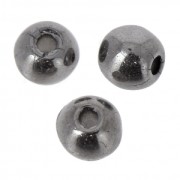 Perles en verre tchèque rondes 3 mm Chrome x50|raw }}