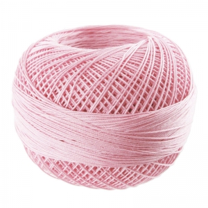 Fil de coton Lizbeth taille 80 Dusty Rose n°621 x168m