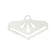 Embout pour tissage de perles Miyuki 11/0 exclu Perles&co 18 mm bohème Argent 925