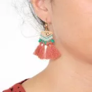 Embout pour tissage de perles Miyuki 11/0 exclu Perles&co 18 mm bohème Argent 925