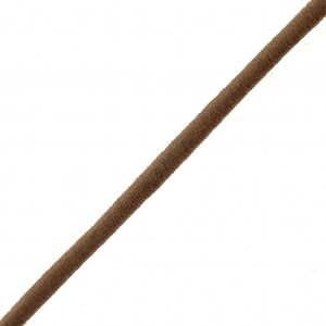 Fil élastique uni pour création DIY 2 mm Marron x 1 m