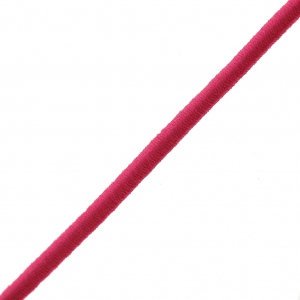 Fil élastique uni pour création DIY 2 mm Fuchsia x 1 m