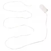 Guirlande lumineuse à décorer 10 ampoules micro-LED avec fil Transparent x1.2 m