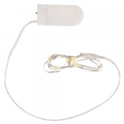 Guirlande lumineuse à décorer 10 ampoules micro-LED avec fil Transparent x1.2 m