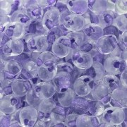 Mini-gouttes Miyuki 3.4 mm DPF40 - Sparkling Purple Lined Crystal x8g