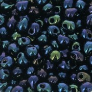 Mini-gouttes Miyuki 3.4 mm DP452 - Dark Blue Iris Metallic x8g