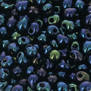 Mini-gouttes Miyuki 3.4 mm DP452 - Metallic Dark Blue Iris x8g