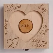 75 rondelles en bois brut 15 - 30 mm pour la décoration DIY