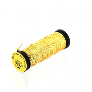 Fil métallisé Kreinik pour la broderie d'or - taille 7 - Gold (002J) x10m