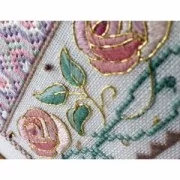 Fil métallisé Kreinik pour la broderie d'or - taille 7 - Flamingo Pink (107J) x10m