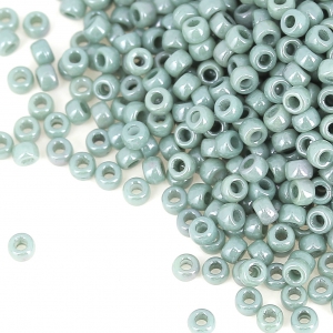 Rocailles Matubo 11/0 - 2.10 mm - Luster Green x10g