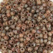 Rocailles Matubo 11/0 - 2.10 mm Crystal Picasso x10g