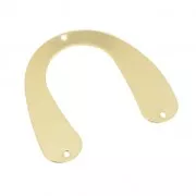 Intercalaire/Chandelier 3 trous à décorer en laiton 30 mm light gold x1