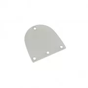 Intercalaire/Chandelier multi-trous forme pont en laiton 16x17 mm rhodié x1