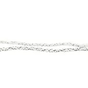 Perles Heishi rondelles en pâte polymère 5x1 mm Blanc et Noir x39 cm