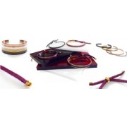 Bracelet Eco en laiton avec rebord courbé 6.2x170 mm doré x1